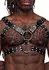 Male Power Gemini Adjustable Imitation Leather Harness Black One Size