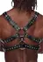 Male Power Gemini Adjustable Imitation Leather Harness Black One Size