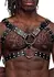 Male Power Gemini Adjustable Imitation Leather Harness Black One Size