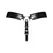 Male Power Taurus Imitation Leather Cage Thong Black One Size