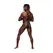 Male Power Leather Series Podesivi Full Body Sling Crni One Size