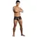 Male Power Stretch Lace Short S/M Crni - Otvoreni Stil Lingerie Briefs