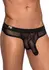 Male Power Hose Series Thong S/M Crna - Ergonomski Dizajn Pojasa