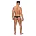 Male Power Hose Thong L/XL Black - Low Rise Waistband Design