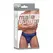 Male Power Diamond Mesh Bong Thong L/XL Navy - Breathable Comfort Fit