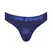 Male Power Diamond Mesh Bong Thong L/XL Navy - Breathable Comfort Fit