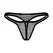 Male Power Stretch Net Comfort Bong Thong S/M Black