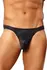 Male Power Satin Spandeks Bong Thong L/XL Crna - Udoban Kroj