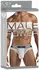 Male Power Lo Rise Thong S/M White - Modern Low-Cut Underwear