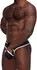 Male Power Helmet Thong L/XL Black - Padded Comfort Waistband