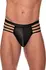 Male Power Cage Matte Thong S/M Black - Strappy Comfort Design