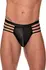 Male Power Cage Matte Thong S/M Black - Strappy Comfort Design
