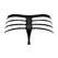 Male Power Cage Matte Thong L/XL Crna - Trakasti Udoban Dizajn