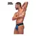 Male Power Retro Sport Panel Thong S/Crna-Plava, Kontrastni detalji