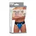 Male Power Retro Sport Panel Thong L/XL Crna-Plava Bela ivica