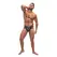 Male Power Check'd Mate Cutout Thong S/M Black - Geometric Mesh Design