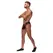 Male Power Cock Pit Net Thong S/M Black with Detachable Pouch