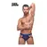 Male Power Diamond Mesh Jock Ring S/M Navy - Comfort Elastic Support