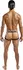 Male Power Peep Show Jockstrap L/XL White - Elastic Support System