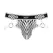 Male Power Peep Show Jockstrap L/XL White - Elastic Support System