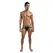 Male Power Peep Show Jock Ring S/M Black - Comfort Elastic Design