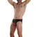Male Power Double Ring Jock L Black - Adjustable Dual Band System