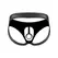 Male Power Double Ring Jock L Black - Adjustable Dual Band System