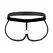 Male Power Ring Jock L Crna - Podesivi pojas i sistem metalnih prstenova