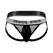 Male Power Cock Pit Net Jockstrap L/XL Crna sa kesom koja se skida