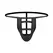 Male Power Perk-U-Later Anatomical Pouch G-String Black One Size