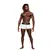 Male Power Modal Rib Pouch Short M White - Anatomical Comfort Fit