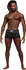 Male Power Modal Rib Pouch Short M Black - Mid-Thigh Comfort Fit