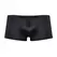 Male Power Lo Rise Satin Short S Black - Comfort Fit Pouch