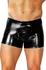 Male Power Liquid Onyx Comfort Shorts with Zipper M Black