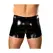 Male Power Liquid Onyx Comfort Shorts with Zipper M Black