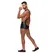 Male Power Cage Matte Singlet S/M Black - Strapped Back Design