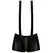 Male Power Back Singlet L/XL Black - Strappy Comfort Design