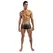 Male Power Mini Pouch Shorts XL Black - Low Rise, Branded Waistband