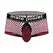 Male Power Mini Ring Briefs M Burgundy - Snap-Off Pouch & Elastic Ring