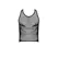 Male Power Stretch Net Tank Majica S/M Crna - Prozračan Mrežasti Dizajn