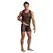Male Power Stretch Net Tank Majica Crna L/XL - Racerback Dizajn