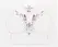 Dazzling Deep-V Cleavage Bling Sticker - Crystal Body Art Accessory