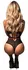Obsessive Novenes Transparentni Bodysuit M/L Crna-Roze Podesiv