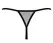 Obsessive Novenes Powernet Thong M/L Black Pink Detail Open Design