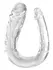 Pipedream King Cock Clear Large Double Trouble, Transparentni, 44 cm