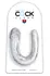 King Cock Clear Medium Double Trouble - Transparentni Fleksibilni Model 33 cm