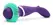 We-Vibe Wand Cordless Massager with App Control & Attachments, Purple