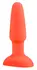 b-Vibe Rimming Plug 2 Orange - Rotating Pearl Anal System, 15 cm