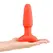 b-Vibe Rimming Plug 2 Orange - Rotating Pearl Anal System, 15 cm