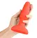 b-Vibe Rimming Plug 2 Orange - Rotating Pearl Anal System, 15 cm